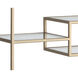 Stamos Gold / Raw Umber Bookcase